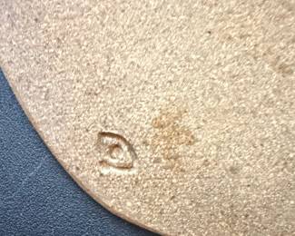 Hand-Pressed Botanical Stoneware Dish