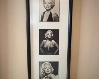Marilyn Monroe Triptych Framed Print