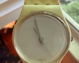 Swatch "White Out" GW107 Quartz Watch