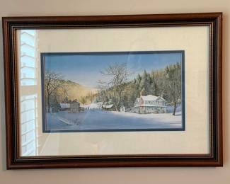 Winter Landscape Print by John Furches