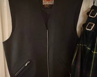 Paragraff Clothing Co. Classic Materials Leather Vest