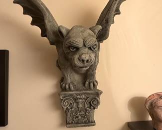 Gothic Winged Gargoyle Wall Decor