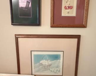 Group of Three Framed Southwestern Art Prints