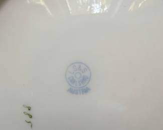 LS&S Carlsbad Austria "S&S" Porcelain Plate