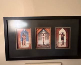 Triptych Religious Art Panel