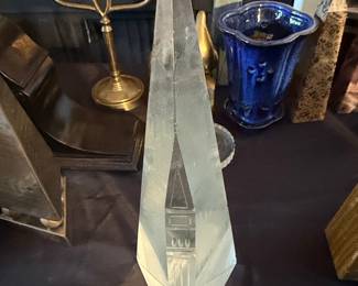 Crystal Obelisk Sculpture