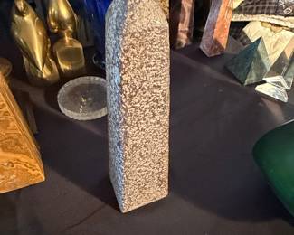 Polished Stone Obelisk