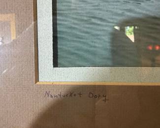 Nantucket Dory by W. Johnson, 1981