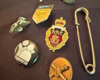 Assorted Collectible Pins and Tie Tack