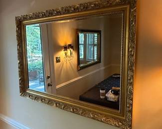 Ornate Gilt Wood Frame Mirror