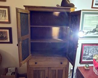 Antique Oak Pie Safe or Cupboard