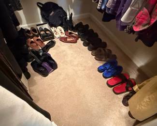 Assorted Men’s Shoes and Backpacks