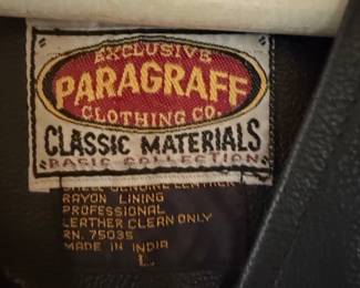 Paragraff Clothing Co. Classic Materials Leather Vest