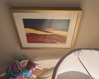Abstract Sunset Landscape Print
