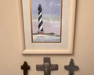 Cape Hatteras Lighthouse Watercolor Painting