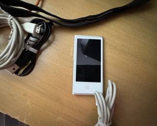 Vintage iPod. We also have a couple of old iPhones.