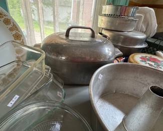 More of Auntie Dean's antique bakewear