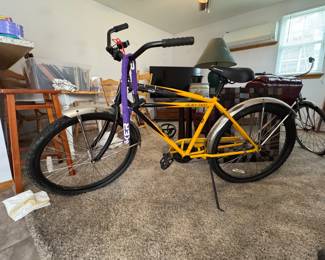 One of two cool bikes. 