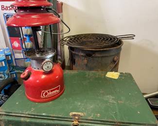 Vintage and non-vintage camping gear. We also have more portable camp chairs that you could ever sit in.