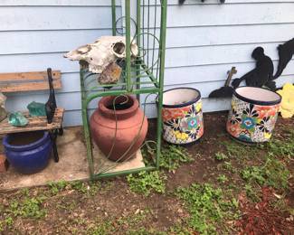 Talavera and Terracotta pots