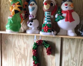 Christmas blow molds