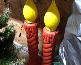 Blow mold candles