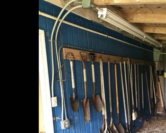 Shovels, hoes, etc