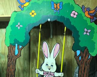 Easter yard art. 