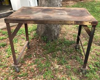 Metal work table