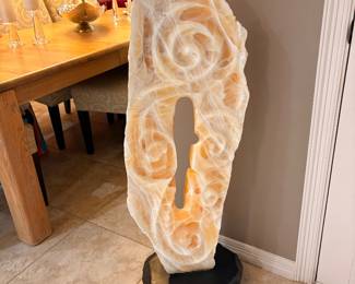Honeycomb Calcite Statue