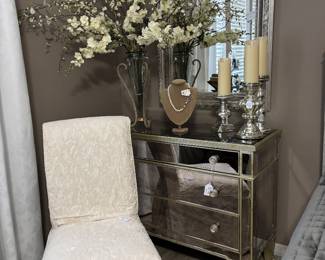 Arrangement by Norman and Parson’s chair