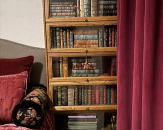 Classics of Medical Library Series in Barrister’s bookcase