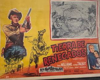 Tierra de Renegados (Oklahoma Territory) Mexican Lobby Card