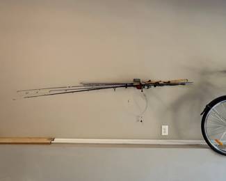 Assorted Fishing Rods and Reel