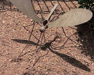 Large Metal Mosquito Garden Sculpture