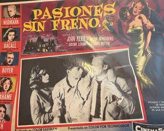 Pasiones sin freno (The Cobweb) 1955 Spanish Movie Poster