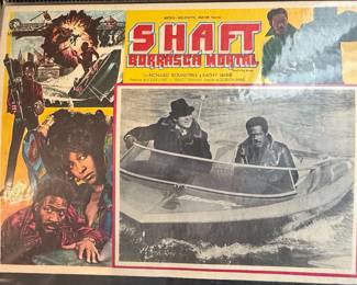 Shaft's Big Score! (1972) Spanish Theatrical Movie Poster