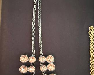Vintage Swarovski Crystal Multi-Drop Necklace