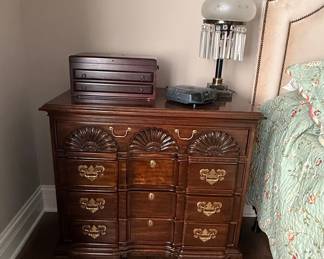 Chippendale Style Mahogany Block Front Chest of Drawers