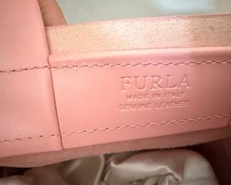 Furla Polka Dot Leather Tote Bag