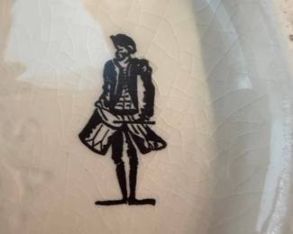 Vintage Commemorative 'Wasp' and 'Frolic' Naval Battle Pitcher with Minuteman Hallmark