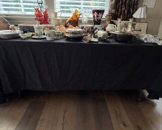 Mixed Estate Collection: Glassware, Silver, and Ceramics