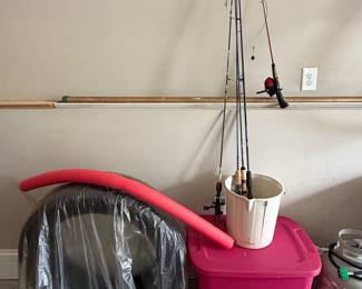 Assorted Fishing Rod and Reel Set