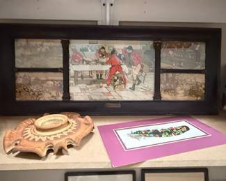 Cecil Aldin 'The Fallowfield Hunt' Triptych Framed Print