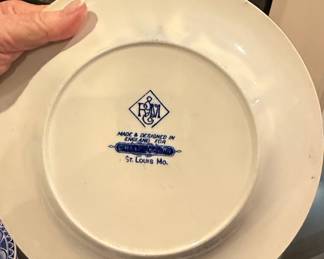Rowland & Marsellus Co. Souvenir Plates of Mobile, Alabama
