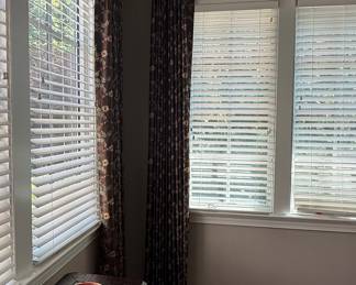 Embroidered Floral Drapes