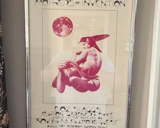 Frank Zappa and The Mothers of Invention Concert Poster, BG 255