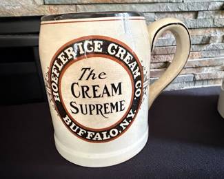 Buffalo Pottery Advertising Mug - Hoefler Ice Cream Co.