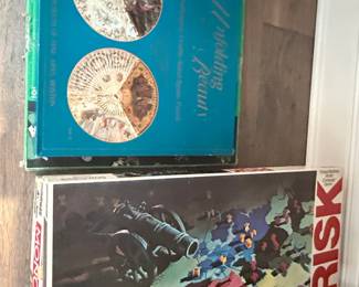 Vintage Board Game Lot: Parker Brothers Risk and MFA Boston Jigsaw Puzzle
