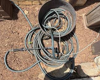 Heavy-Duty Garden Hose with Sprayer